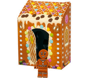 LEGO Gingerbread Man (5005156) honningkagemand som minifigur i gaveæske som honningkagehus