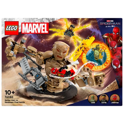 LEGO Marvel Spider-Man mod Sandman: den endelige kamp