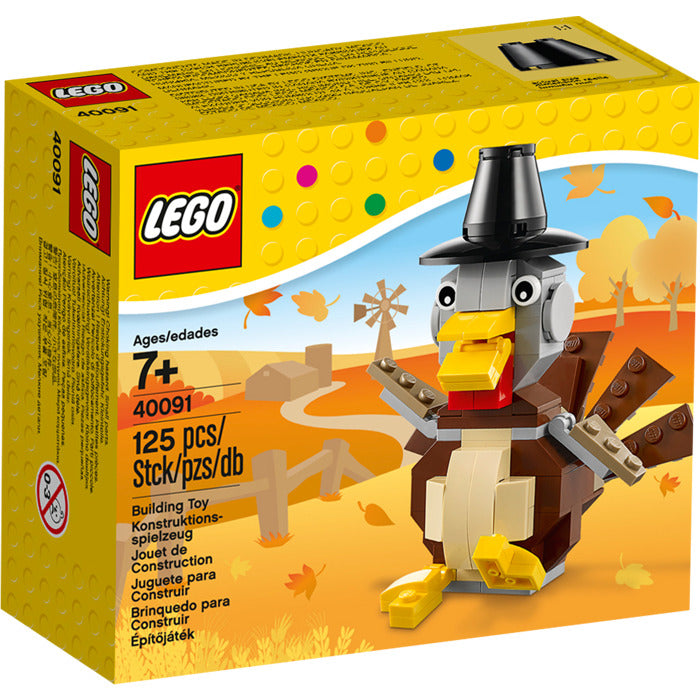 LEGO Thanksgiving Turkey 40091 sæsonsæt med 129 klodser fra 2014
