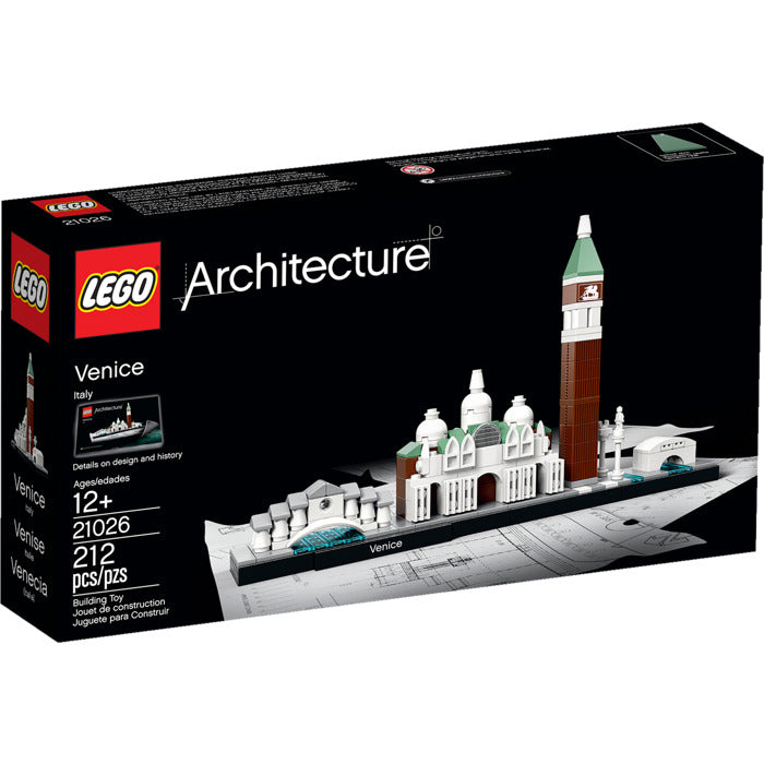 LEGO Architecture Skyline Collection Venice 21026, klodsmodel af Venedig