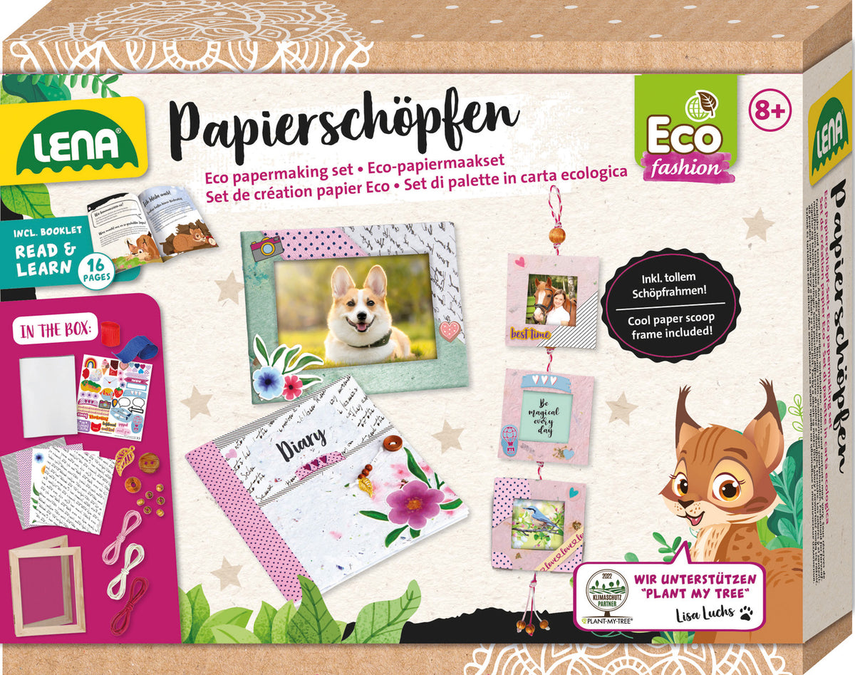 Se Lena Eco Fashion Papirfremstillingssæt sæt til børn ✔ Kæmpe udvalg i Lena - Køb online på udsalg og tilbud lige nu ✔ Meget billig fragt og hurtig levering - Varenummer: MMAction-18242838 og 4006942886104 på lager - Udsalg på Kreativ Mode for børn Spar helt op til 57% - Over 2.739 kendte mærker på udsalg