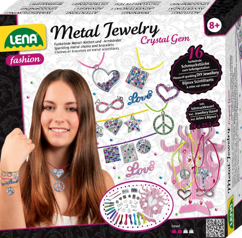 Se Lena Metal smykker Krystal - gør det selv til børn ✔ Kæmpe udvalg i Lena - Køb online på udsalg og tilbud lige nu ✔ Hurtig levering til lave fragtpriser - Varenummer: MMAction-18242658 og 4006942848508 på lager - Udsalg på Kreativ Mode for børn Spar stort – op til 59% - Over 2.739 kendte mærker på stort udsalg