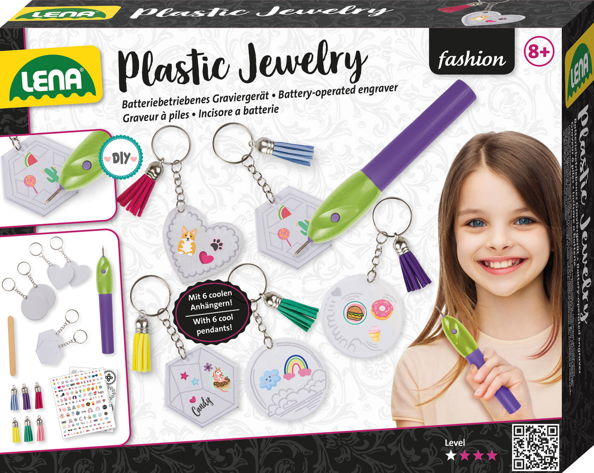 Se LENA plastsmykker sæt til børn fra 8 år ✔ Kæmpe udvalg i Lena - Køb online på udsalg og tilbud lige nu ✔ Meget billig fragt og hurtig levering - Varenummer: MMAction-18242717 og 4006942900909 på lager - Udsalg på Kreativ Mode for børn Op til 63% rabat - Kendte mærker på udsalg – over 1.329 mærker