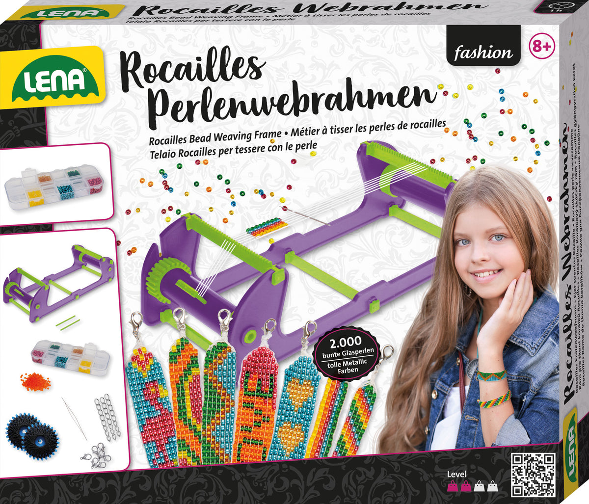 Se LENA Rocailles ramme til perlevævning til børn fra 8 år ✔ Kæmpe udvalg i Lena - Køb online på udsalg og tilbud lige nu ✔ Billig fragt • Hurtig levering - Varenummer: MMAction-18242722 og 4006942901401 på lager - Udsalg på Kreativ Mode for børn Spar helt op til 79% - Over 739 kendte mærker på udsalg