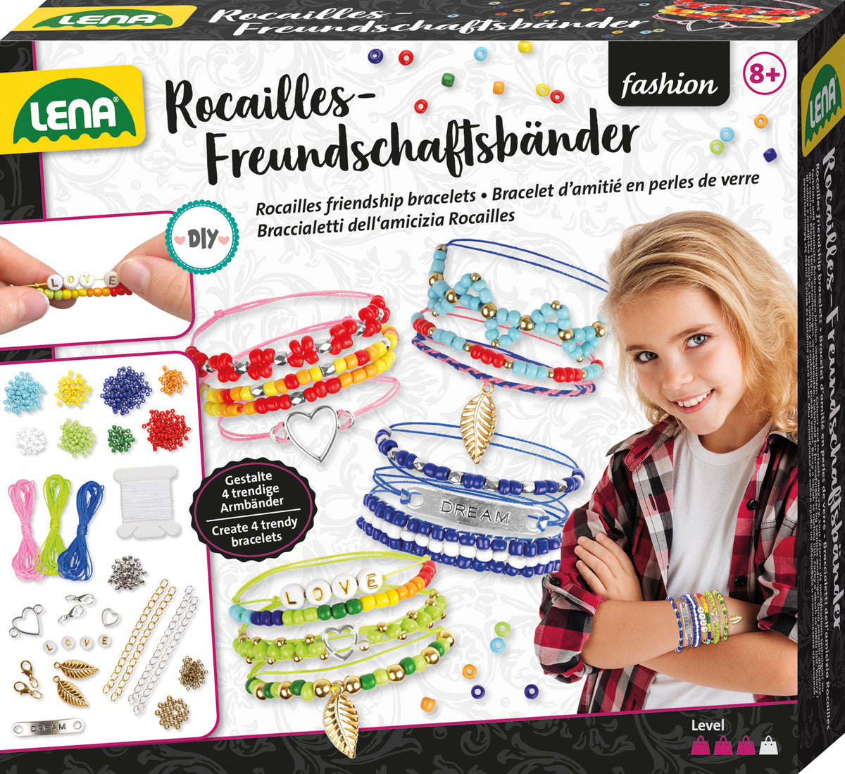 Se LENA Rocailles venskabsarmbånd til børn fra 8 år ✔ Kæmpe udvalg i Lena - Køb online på udsalg og tilbud lige nu ✔ Billig fragt og hurtig levering - Varenummer: MMAction-18242721 og 4006942901302 på lager - Udsalg på Kreativ Mode for børn Få op til 63% i rabat - Find over 1.798 mærker på udsalg