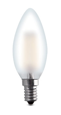 Tecno Vintage LED kertepære E14 4 W i frosted udførelse fra Duralamp