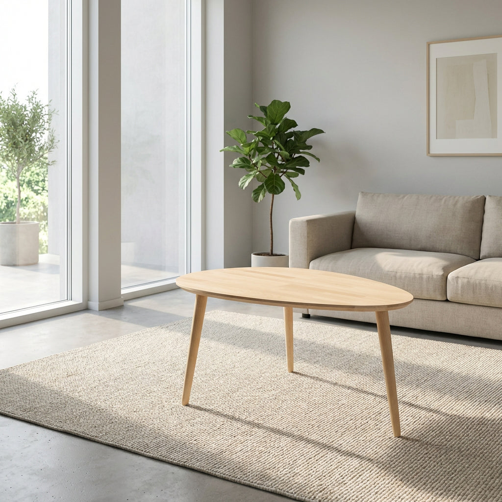 Se CT 10 - Sofabord i massiv bøg med dråbeform og størrelse 74 x 55 cm Højde 50 cm Ubehandlet ❤ Kæmpe udvalg i 3-nordic - Køb online på udsalg og tilbud lige nu ❤ Hurtig levering til lave fragtpriser - Varenummer: 3-nordic-143-1041 og barcode / Ean: på lager - Udsalg på Dagligstue - Sofaborde - Nordisk designs - enkelt, tidløst og elegant Op til 57% rabat - Over 1.329 brands på online udsalg
