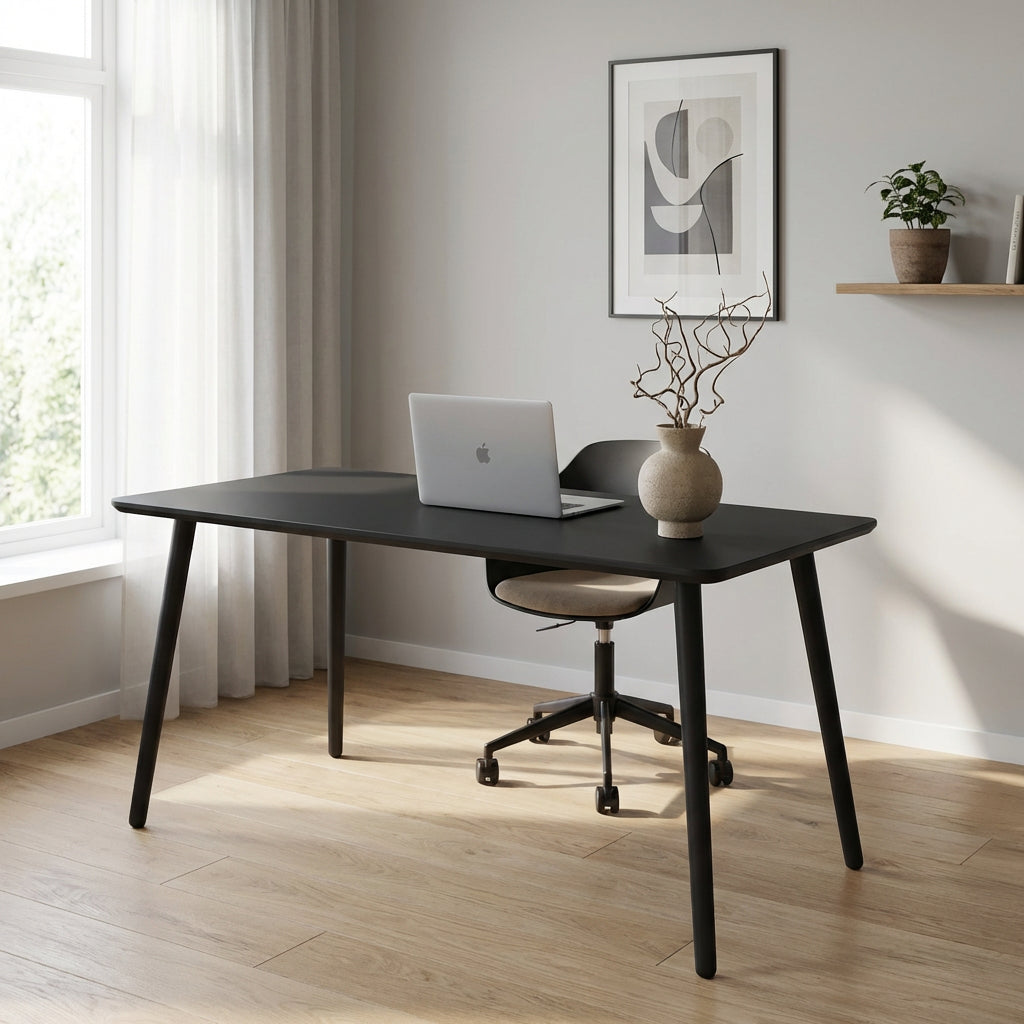 Se Dash - Skrivebord, sort højtrykslaminat, fire størrelser 120 x 60 cm Sort laminat ❤ Kæmpe udvalg i 3-nordic - Køb online på udsalg og tilbud lige nu ❤ Billig fragt og hurtig levering - Varenummer: 3-nordic-1148-2789 og barcode / Ean: på lager - Udsalg på Kontor - Skriveborde Store besparelser – op til 77% - Shop over 2.281 kendte brands på udsalg