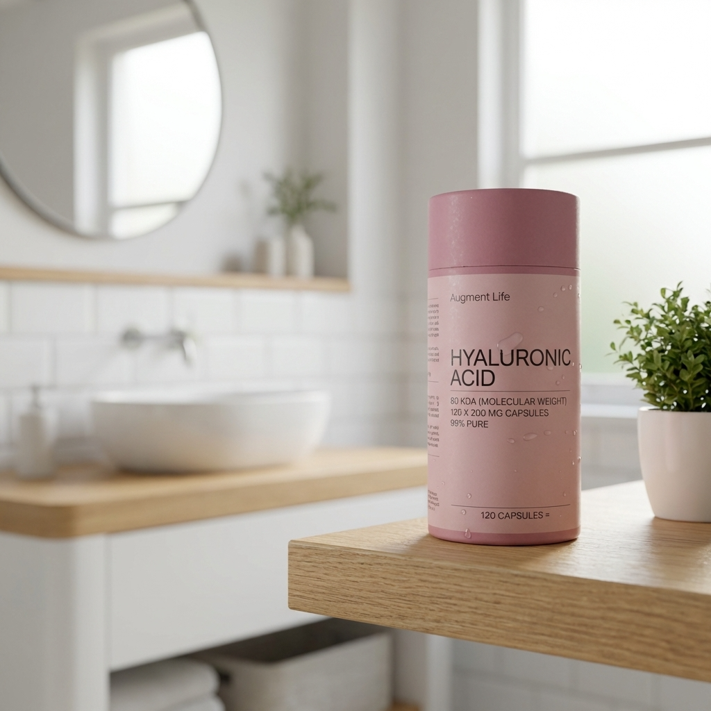 Augment Life Hyaluronsyre 500 mg kosttilskud, stor pakke med 120 kapsler