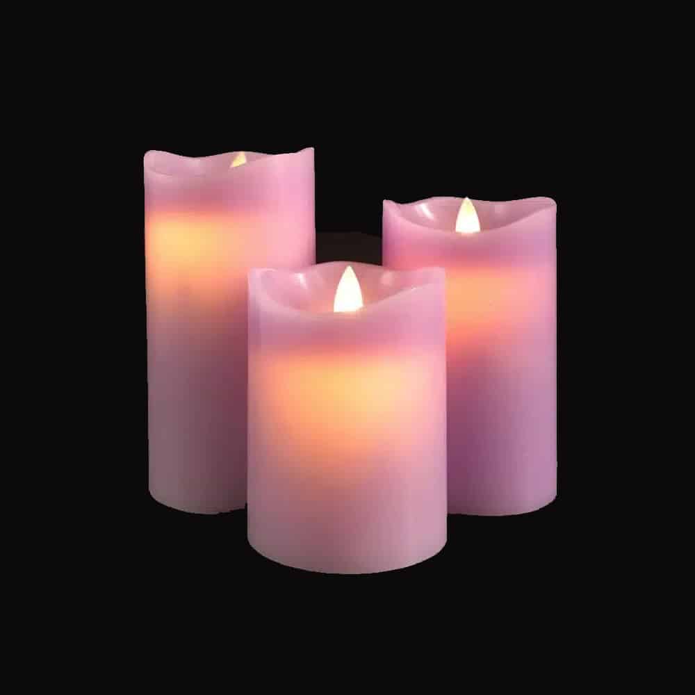 Se LED blok stearinlys - 3 stk. - 12/15/17 cm - m/3D flamme - (Flere farver) - Lilla ✔ Kæmpe udvalg i Satana - Køb online på udsalg og tilbud lige nu ✔ Meget billig fragt og hurtig levering - Varenummer: Satana-1161321 på lager - Udsalg på Kosttilskud til børn > Pharmaforce > Mælkesyrebakterier Spar helt op til 79% - Kæmpe udsalg på over 739 brands