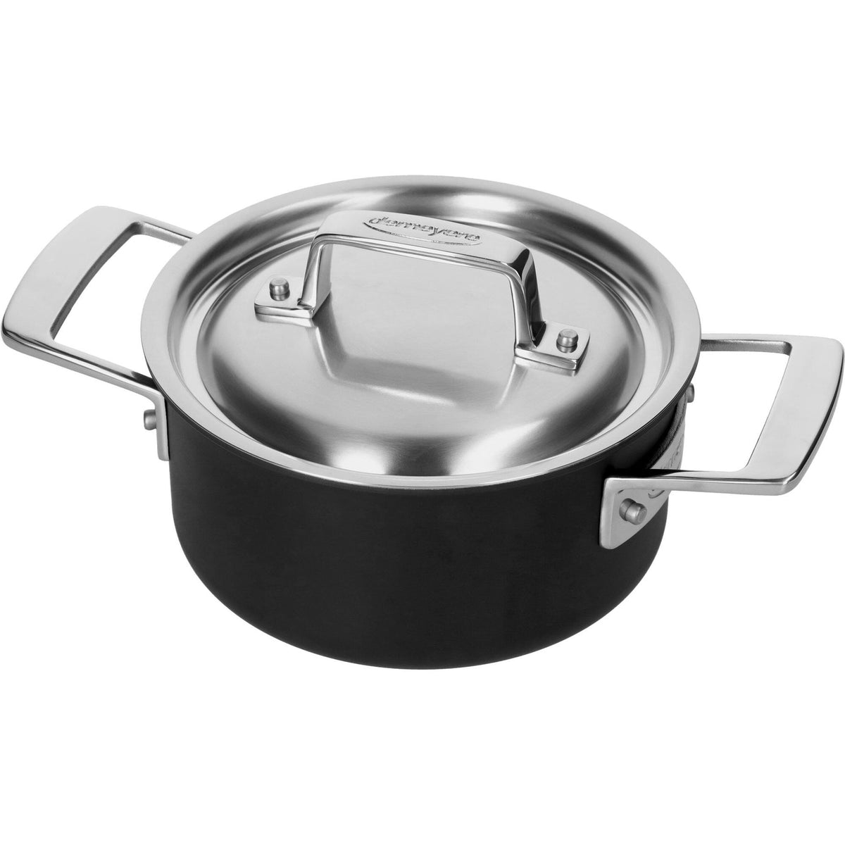 Demeyere Black 5 gryde på 16 cm med sort belægning