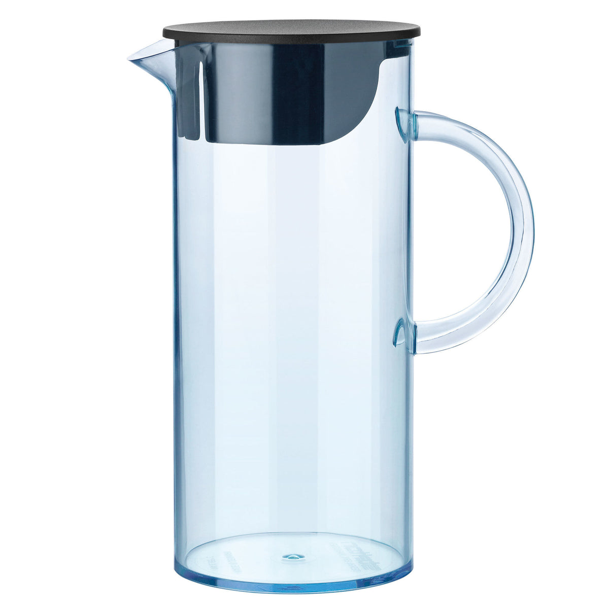 Klar blå EM juicekande på 1,5 liter fra Stelton, designet af Erik Magnussen