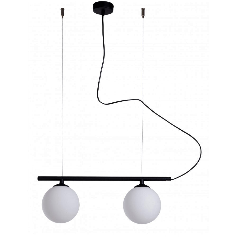 Se Tudor - Loftlampe i sort metal og to hvide glaskupler ❤ Kæmpe udvalg i 3-nordic - Køb online på udsalg og tilbud lige nu ❤ Super billig fragt og lynhurtig levering - Varenummer: 3-nordic-3371 og barcode / Ean: på lager - Udsalg på Lamper - Loftlamper - pendler - Langbordspendler Spar stort – op til 53% - Over 2.739 kendte mærker online