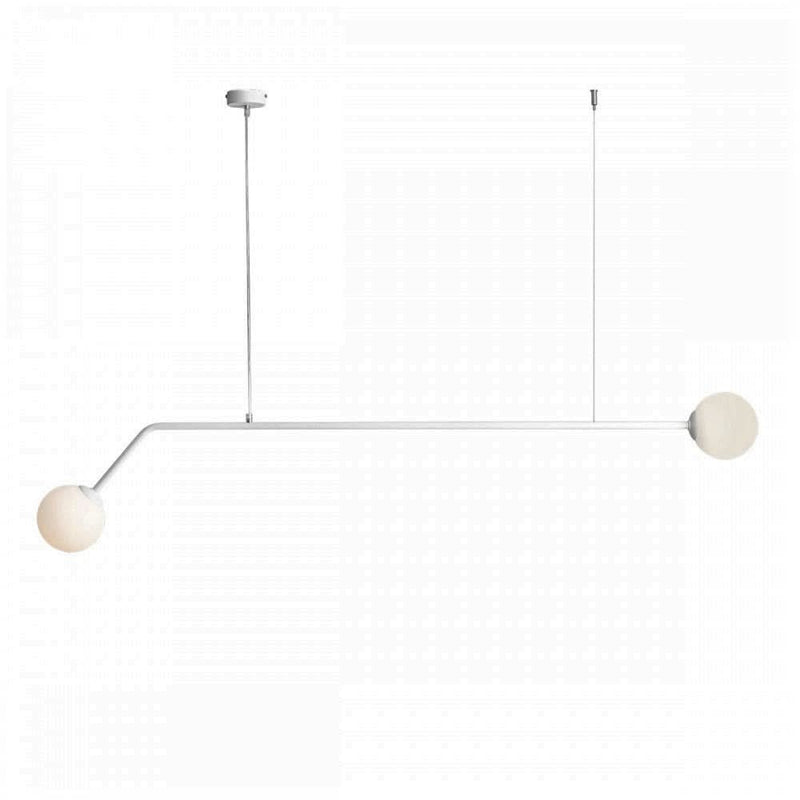 Se billigt tilbud på Limelight loftlampe i hvidt metal og glas (150 cm). Udsalg på 3-nordic. Hurtig levering, billig fragt. Spar op til 56%.