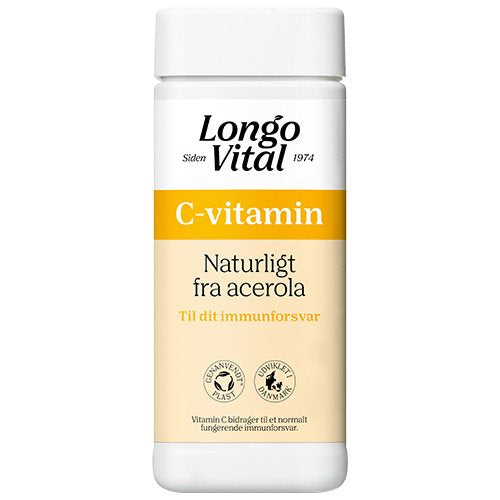 Se Longo Vital C-vitamin 150 tabletter ✔ Kæmpe udvalg i Longo Vital - Køb online på udsalg og tilbud lige nu ✔ Billig fragt og hurtig levering - Varenummer: Helsegrossisten-51601 og 5702071502128 på lager - Udsalg på Orkla Care A/S > > Op til 63% rabat - Mere end 1.329 populære mærker på udsalg