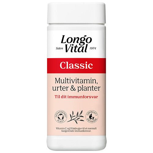 Se Longo Vital Classic 180 tabletter ✔ Kæmpe udvalg i Longo Vital - Køb online på udsalg og tilbud lige nu ✔ Billig fragt og hurtig levering - Varenummer: Helsegrossisten-51600 og 5702071501978 på lager - Udsalg på Orkla Care A/S > > Få op til 69% i rabat - Find over 1.798 mærker på udsalg