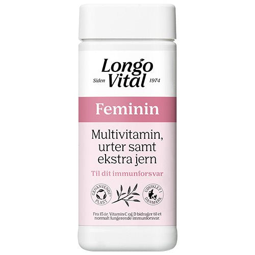 Se Longo Vital Feminin 180 tabletter ✔ Kæmpe udvalg i Longo Vital - Køb online på udsalg og tilbud lige nu ✔ Super billig fragt og lynhurtig levering - Varenummer: Helsegrossisten-51604 og 5702071502050 på lager - Udsalg på Orkla Care A/S > > Få op til 67% i rabat - Over 1.798 mærker samlet på udsalg