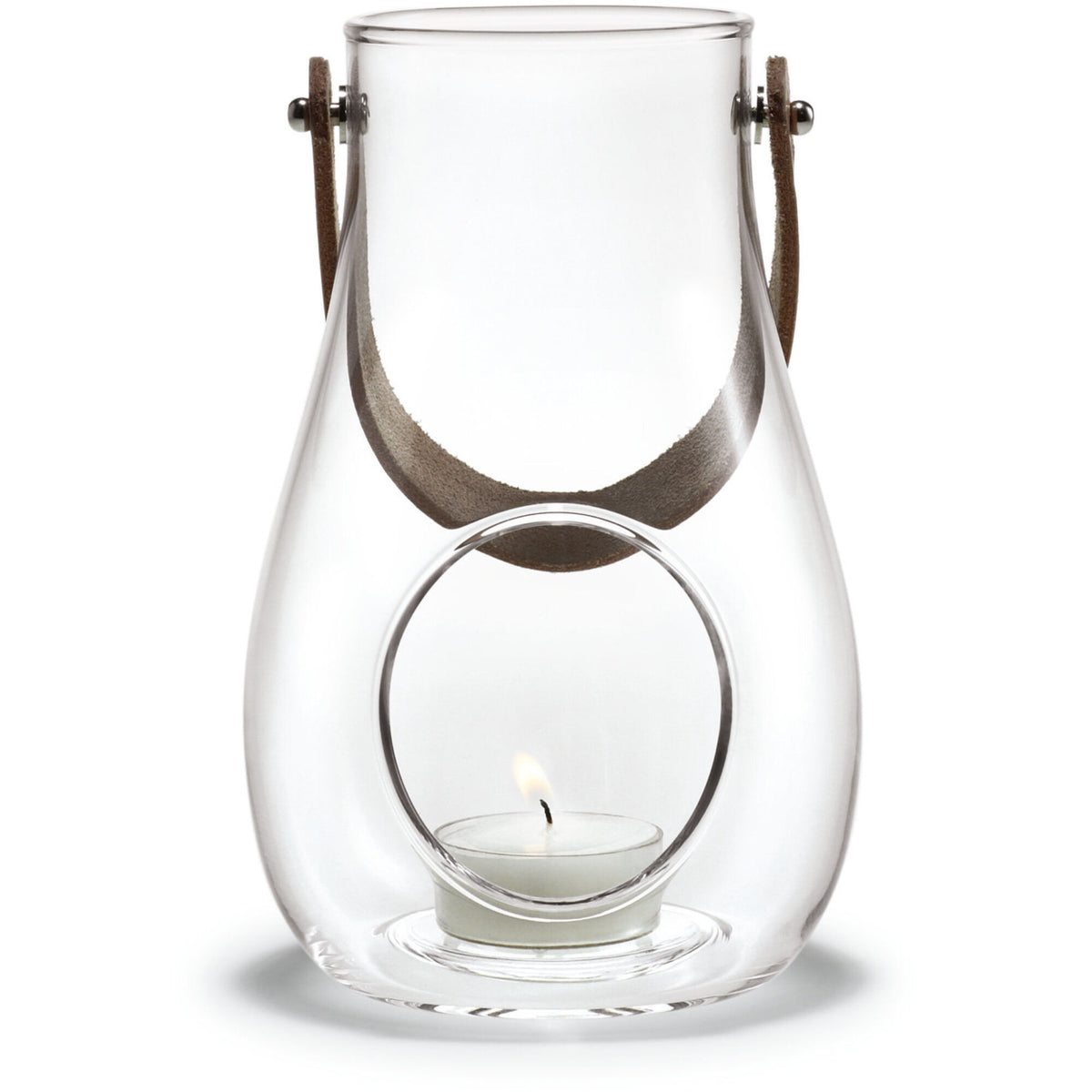 Lanterne i klar glas, 16 cm høj, fra Holmegaard DWL-serien med Design With Light