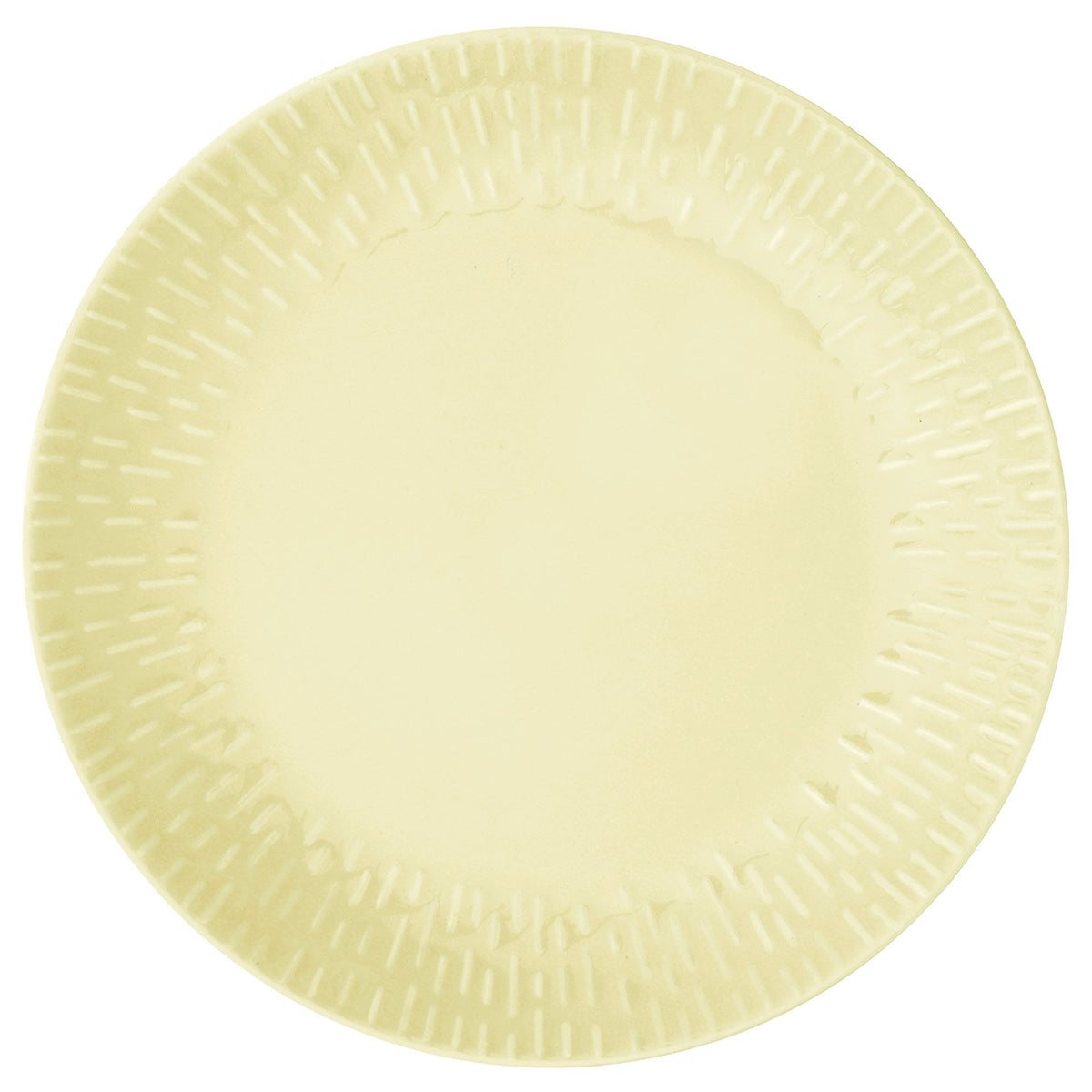 Aida Confetti tallerken 24 cm i den citrongule farve Lemon