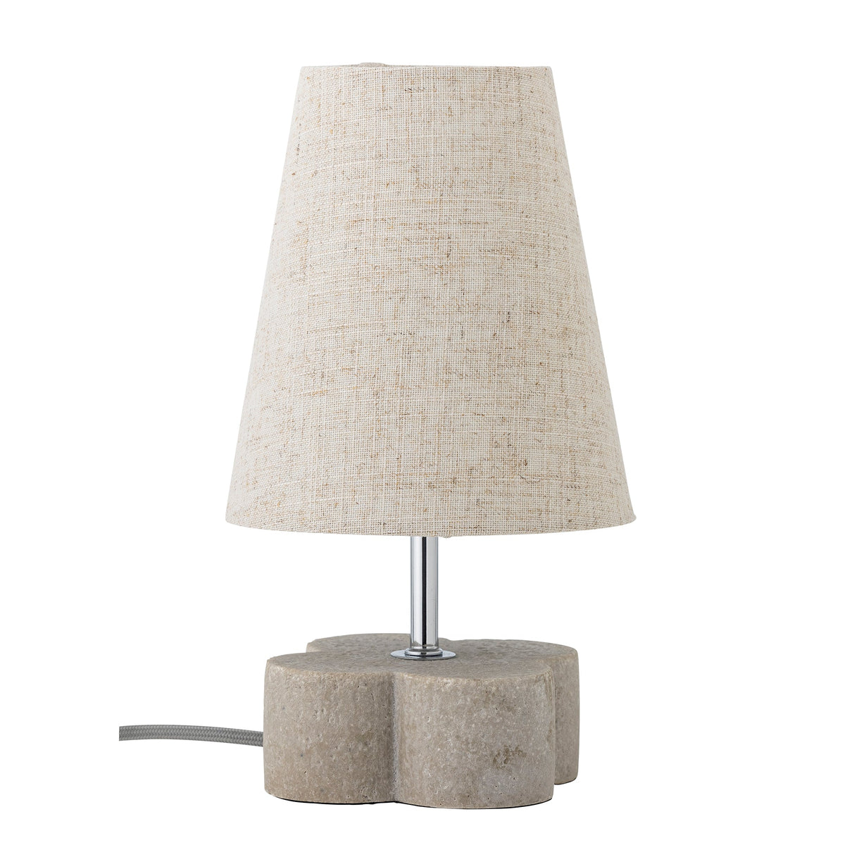 Foglio bordlampe med natur polyresinbase og beige tekstilskærm fra Creative Collection