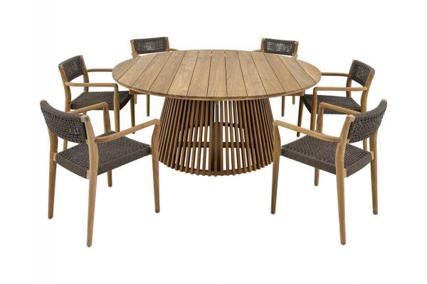 Se Luna Tonka Teak havemøbelsæt m/6 stole - Ø180 cm ❤ Kæmpe udvalg i KERNETEAK - Køb online på udsalg og tilbud lige nu ❤ Meget billig fragt og hurtig levering - Varenummer: Havemøbelland-DK4068 - Udsalg på HAVEMØBELSÆT - Teak havemøbelsæt Få op til 69% i rabat - Over 1.798 brands samlet på udsalg