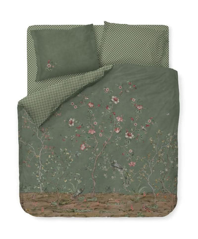 Se billigt tilbud på Pip Studio Okinawa Green dobbeltdyne 200x220 cm & 2 puder 60x63 cm. Spar op til 56%! Hurtig levering, billig fragt. Køb nu!