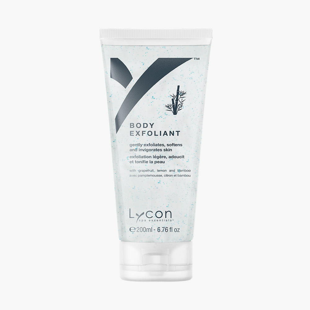 Lycon Body Exfoliant cremet body scrub med bambusfibre