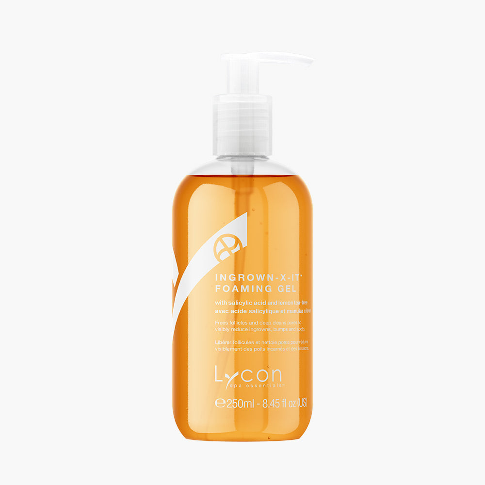 Lycon Ingrown X-it Foaming Gel rensegel til ansigt og krop