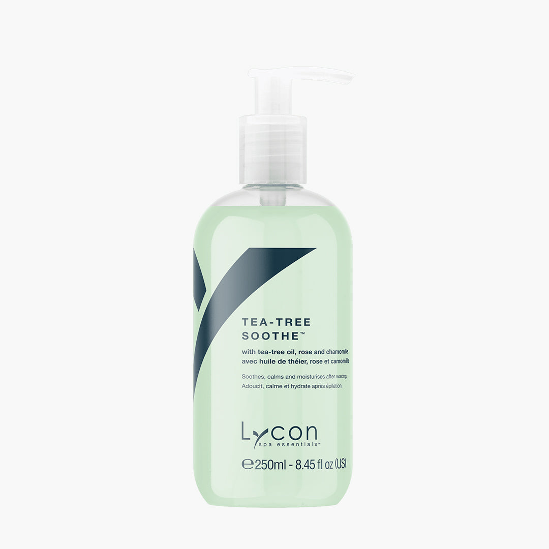 Lycon Tea-Tree Soothe lotion 250 ml til vokspleje af kroppen