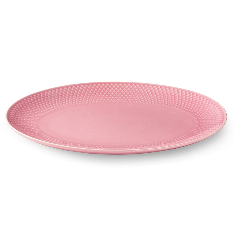 Se Lyngby Porcelæn Rhombe Color ovalt serveringsfad, rosa ✔ Kæmpe udvalg i Lyngby Porcelæn ✔ Meget billig fragt og hurtig levering: 1 - 2 hverdage - Varenummer: KTO-201957 og barcode / Ean: &