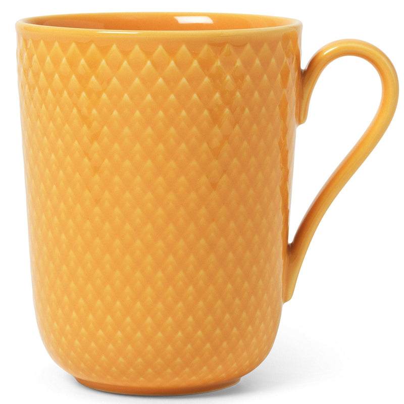 Se Lyngby Porcelæn Rhombe Color krus med hank 33 cl, gul ✔ Kæmpe udvalg i Lyngby Porcelæn ✔ Meget billig fragt og hurtig levering: 1 - 2 hverdage - Varenummer: KTO-201971 og barcode / Ean: &
