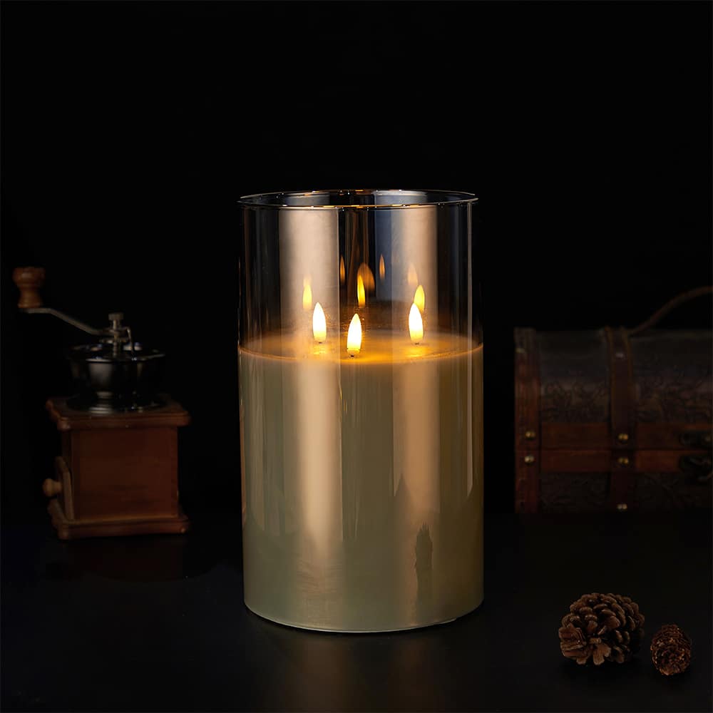 Se LED Stearinlys med 3 flammer -1 stk. - Ø15 x 25 cm - Guld Grå eller Hvid - Grå ✔ Kæmpe udvalg i Satana - Køb online på udsalg og tilbud lige nu ✔ Hurtig levering til lave fragtpriser - Varenummer: Satana-1383414 på lager - Udsalg på Personlig pleje > Spar stort – op til 53% - Over 2.739 brands med kæmpe udsalg