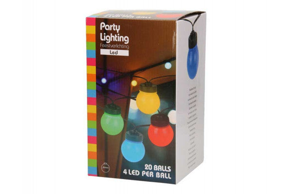 Se Lyskæde, LED m/20 pærer, Multifarvet ❤ Super billig fragt og lynhurtig levering - Varenummer: Havemøbelland-DK3086 og barcode / Ean: 8719202556636 på lager - Udsalg på DIVERSE - Udendørs lamper og lanterner Spar stort – op til 59% - Eksklusivt udsalg på over 2.739 brands