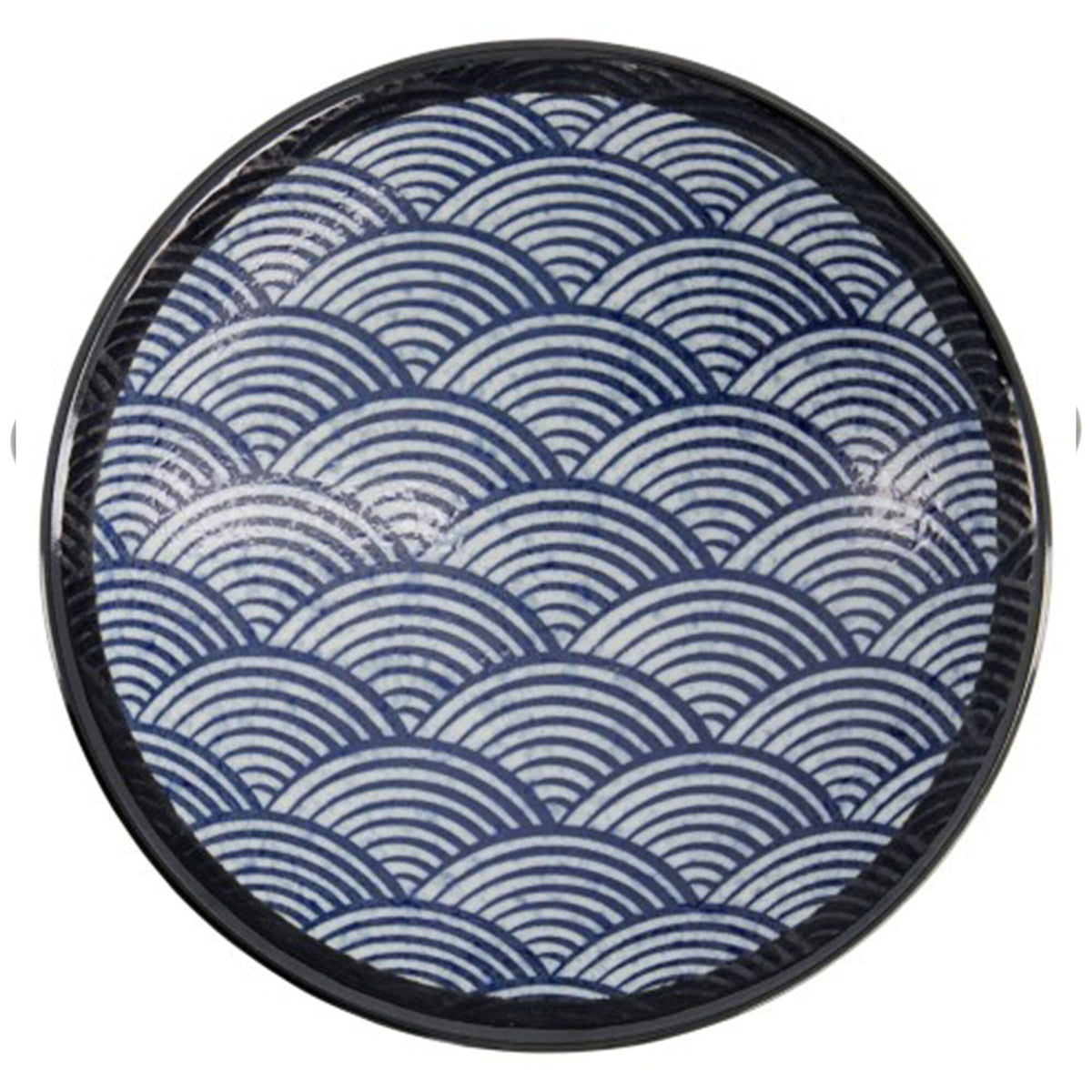 Aisai Seigaiha salatskål fra Tokyo design studio, 25 cm i diameter