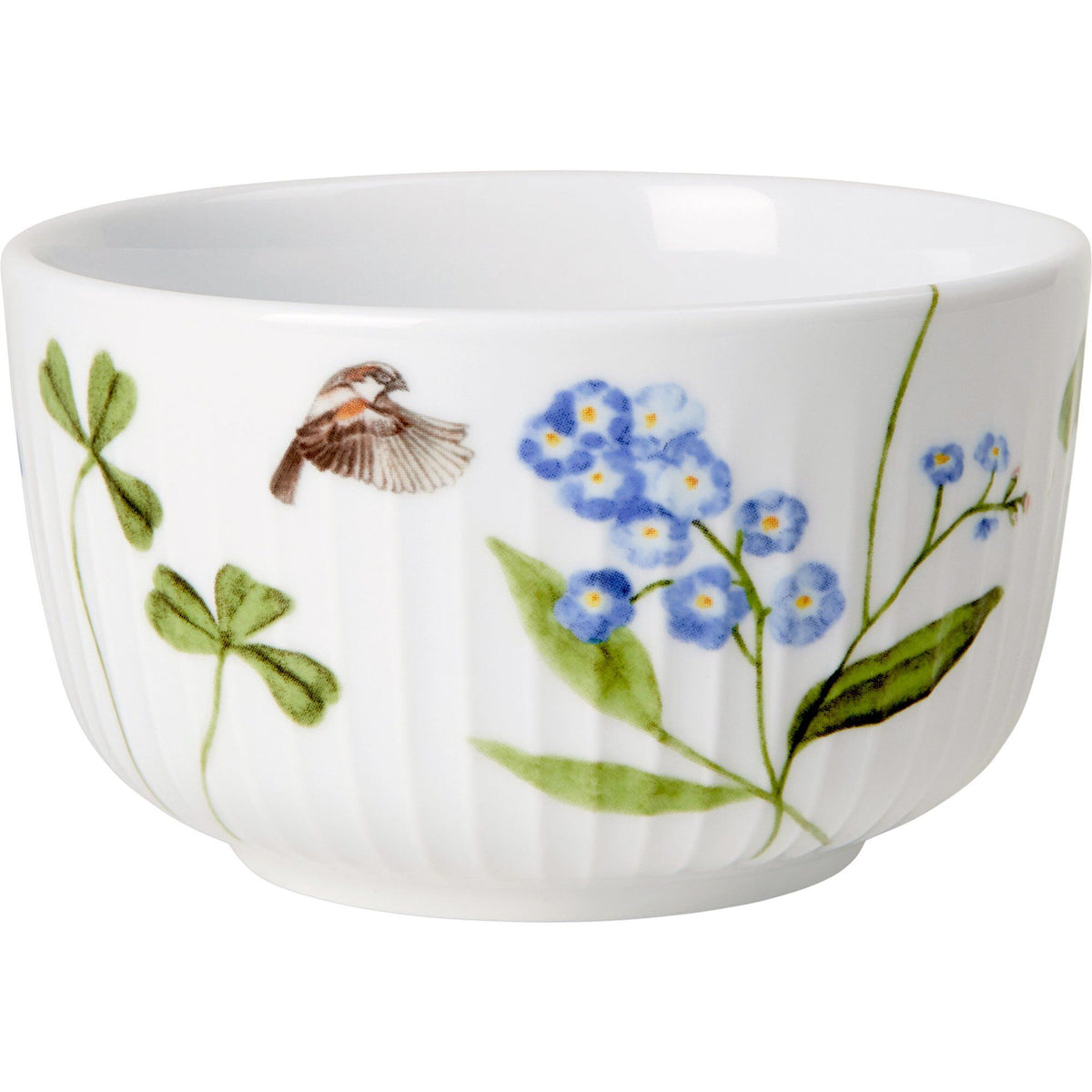 Kähler Hammershøi Summer keramikskål Ø 12 cm i forget me not