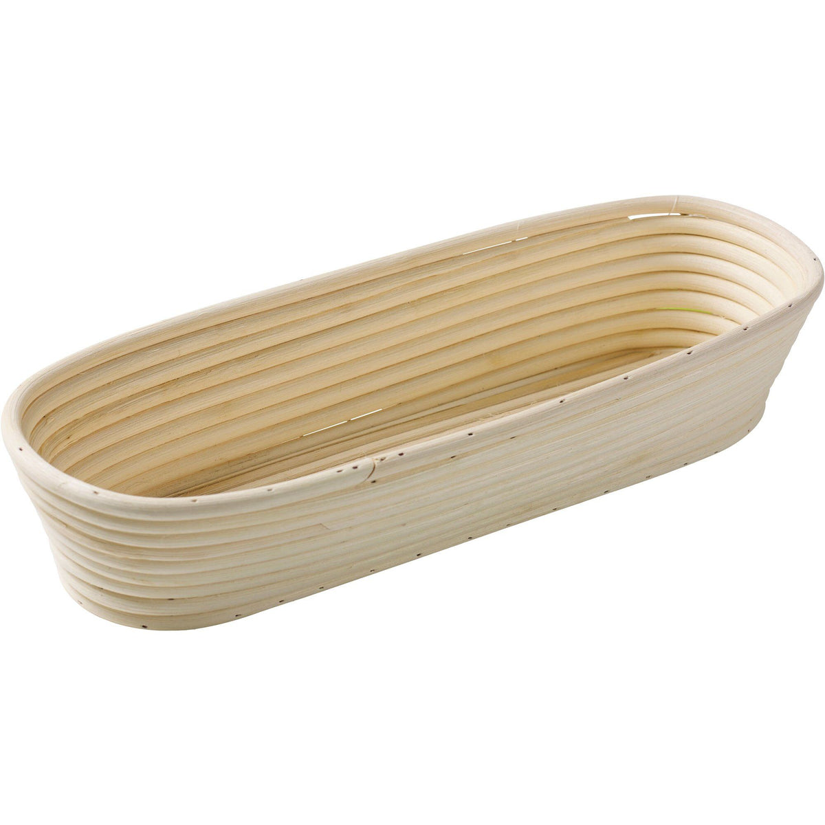Funktion ovalt hævekurv i rattan, 35 x 17 cm