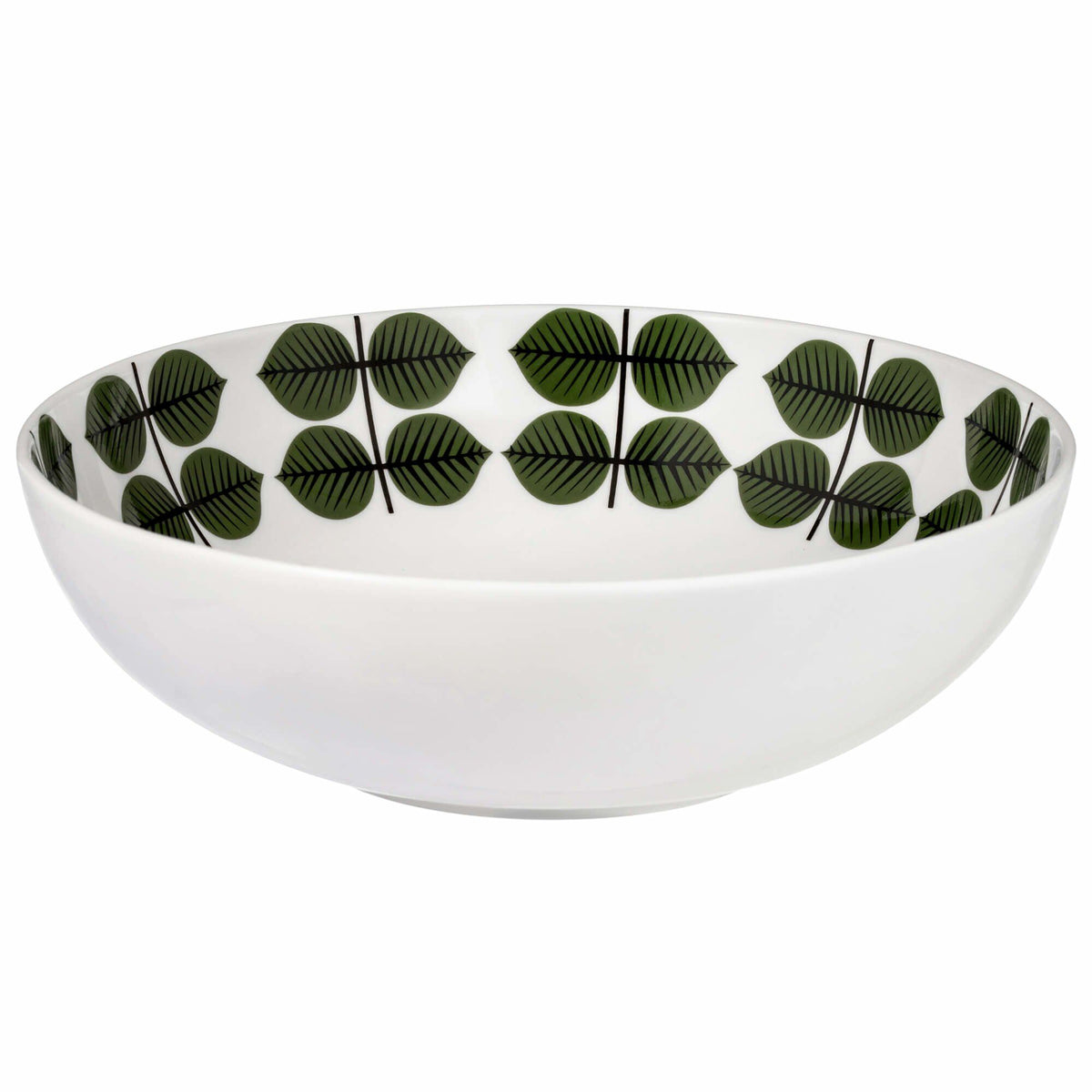 Gustavsberg Berså skål i benporcelæn med dekoration, 17 cm