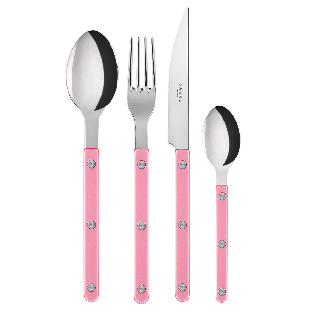 Sabre Paris Bistrot Pearl bestiksæt med 4 dele i blød rosa