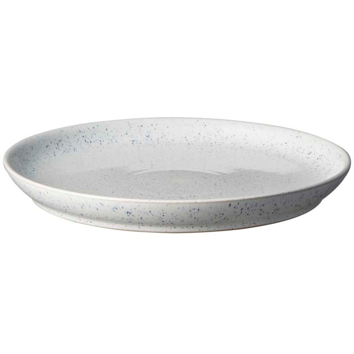Rund Denby Studio Blue tallerken i chalk, 26 cm