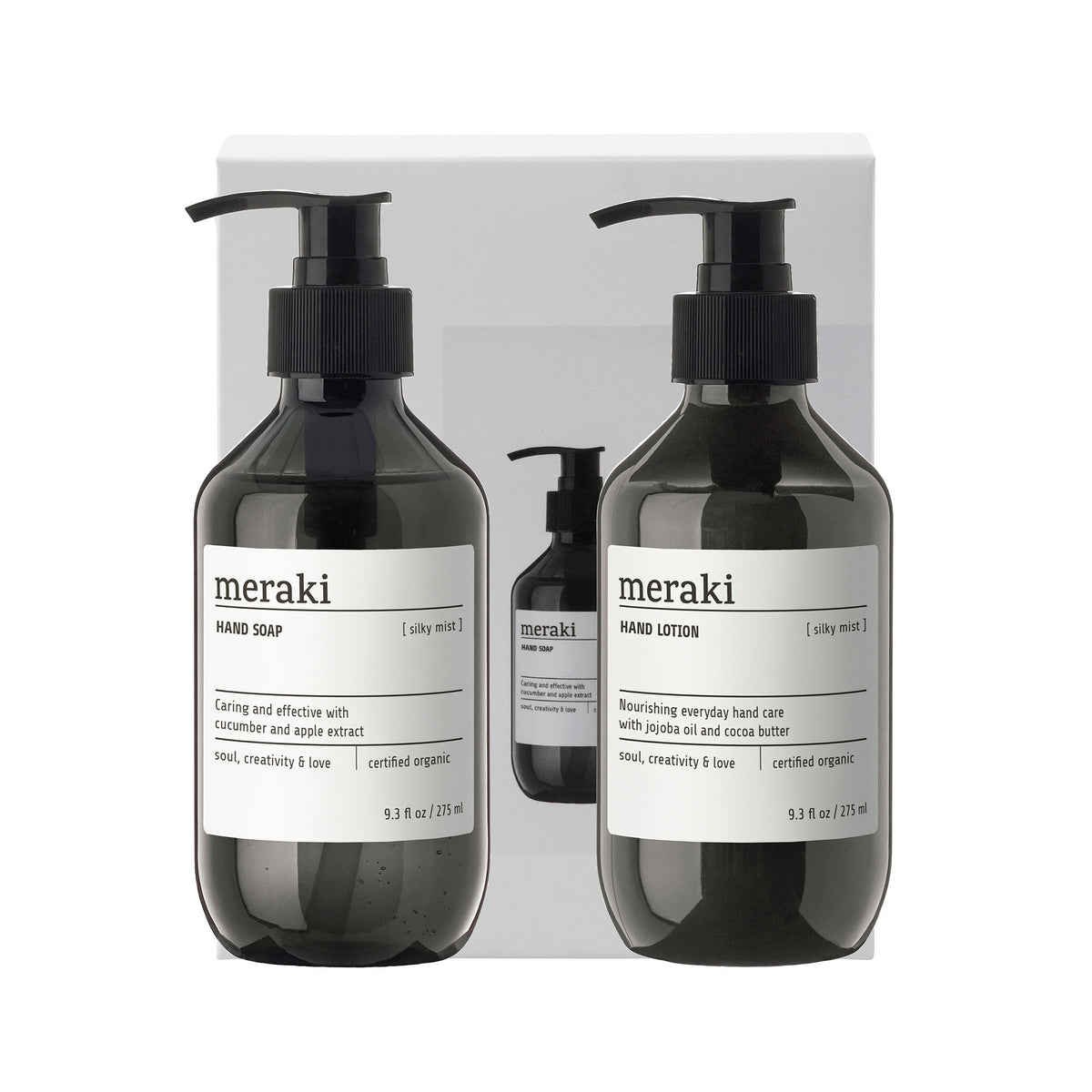 Meraki Silky Mist gaveæske med håndsæbe og lotion