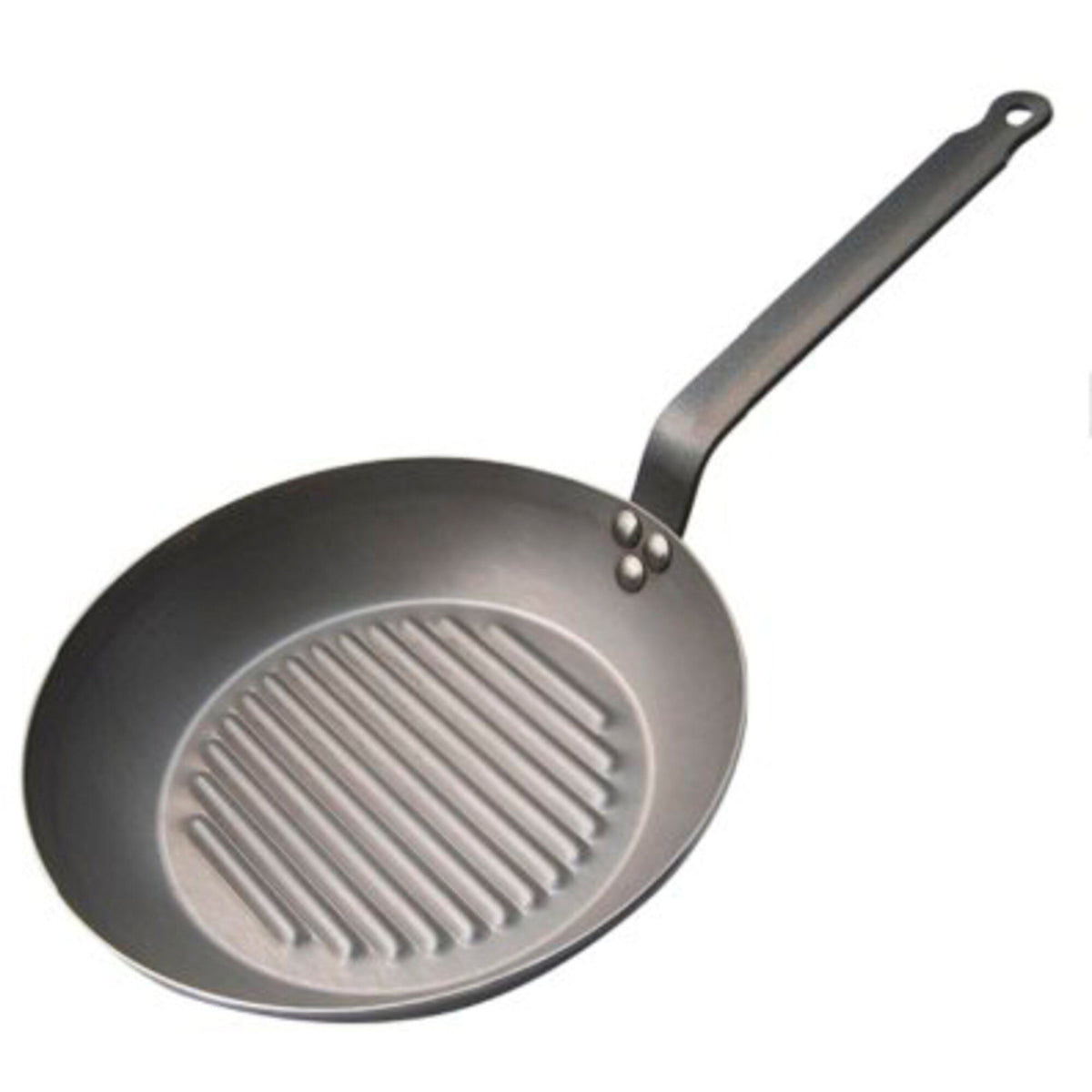 De Buyer Lyonnaise Carbone Plus grillpande i kulstål, 26 cm