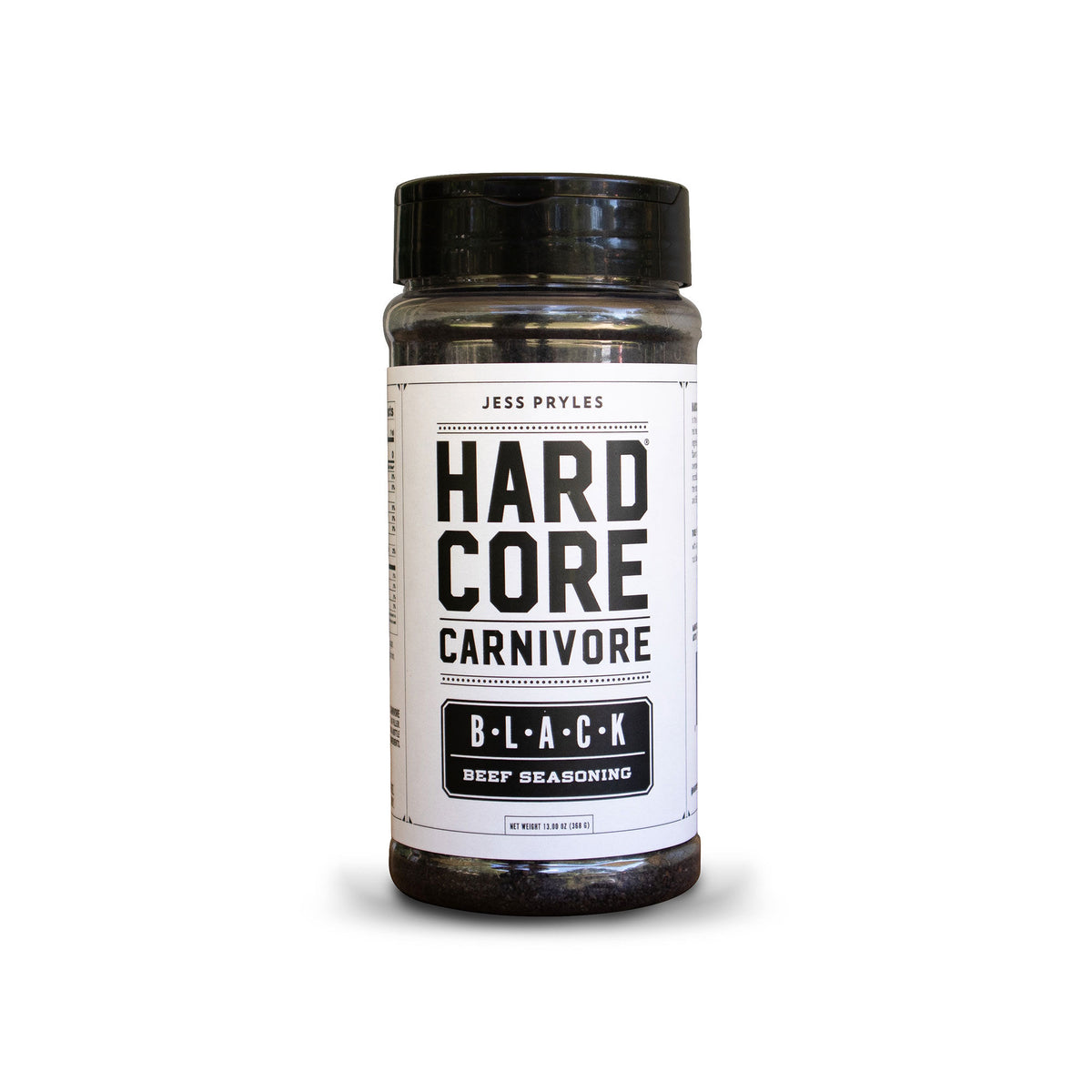 Hardcore Carnivore Large Black krydderiblanding til oksekød, 368 g