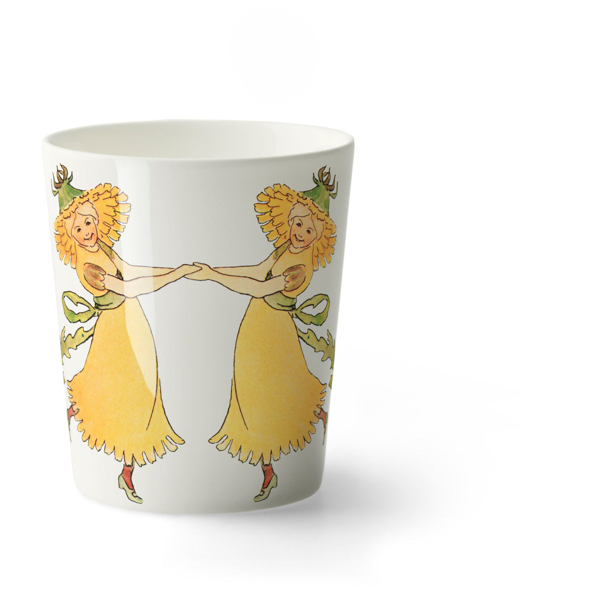 Design House Stockholm Elsa Beskow Dandelions krus med hank og eventyrmotiv