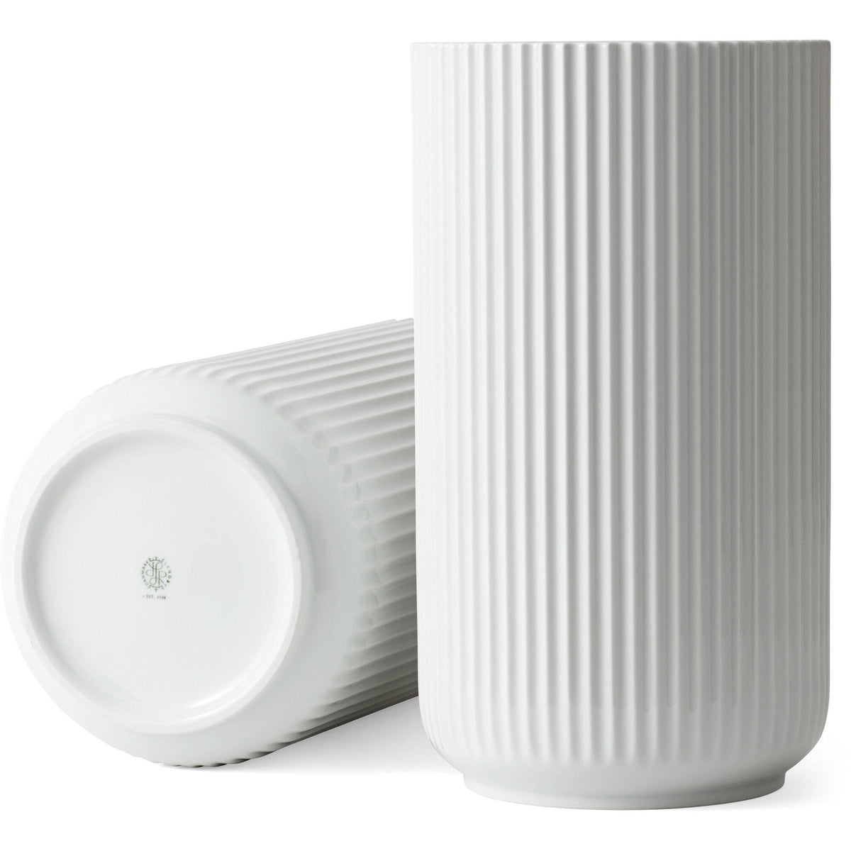 Lyngby Porcelæn Lyngbyvasen i hvid porcelæn, 38 cm