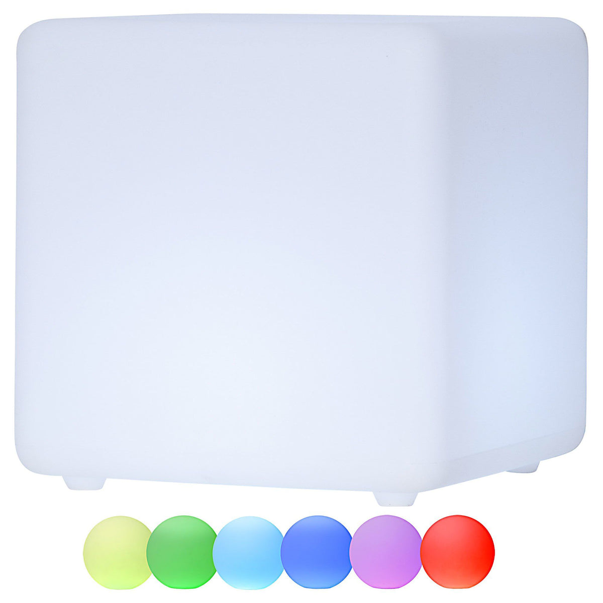 Twilights kube lampe fra Star Trading, 40 cm, til indendørs og udendørs brug