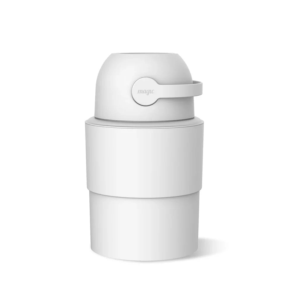 Hvid Magic Heka M blespand med teleskopisk design
