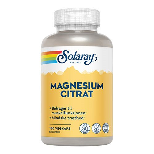 Se Solaray Magnesium Citrat 180 kapsler ✔ Kæmpe udvalg i Solaray - Køb online på udsalg og tilbud lige nu ✔ Lav fragtpris og hurtig levering - Varenummer: Helsegrossisten-7287 og 76280909555 på lager - Udsalg på Sundhed > Solaray > Magnesium Op til 63% rabat - Kendte mærker på udsalg – over 1.329 mærker