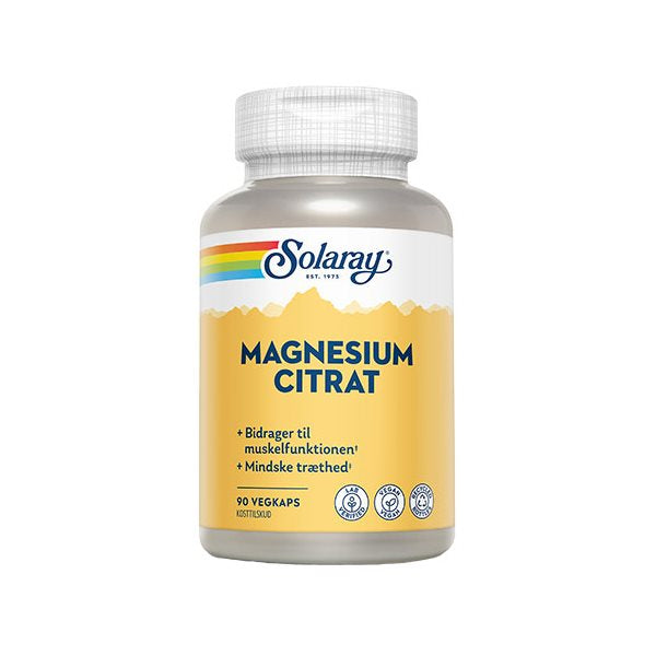 Se Solaray Magnesium Citrat 90 kapsler ✔ Kæmpe udvalg i Solaray - Køb online på udsalg og tilbud lige nu ✔ Hurtig levering til lave fragtpriser - Varenummer: Helsegrossisten-7259 og 76280905625 på lager - Udsalg på Sundhed > Magnesium > Spar stort – op til 53% - Kæmpe udsalg på over 2.739 mærker