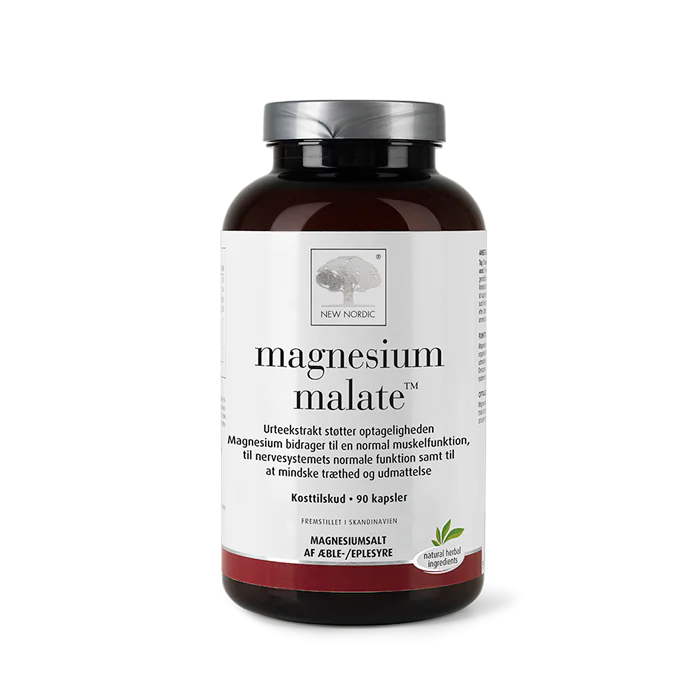 Se New Nordic Magnesium Malate 90 kapsler ✔ Kæmpe udvalg i New Nordic - Køb online på udsalg og tilbud lige nu ✔ Billig fragt • Hurtig levering - Varenummer: Helsegrossisten-45035 og 5021807450350 på lager - Udsalg på New Nordic > Eksamensangst > Spar stort – op til 71% - Eksklusivt udsalg på over 2.739 mærker