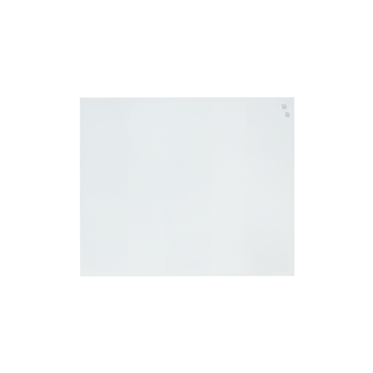 Hvid magnetisk stænkplade fra Naga i PURE White, 60 x 50 cm